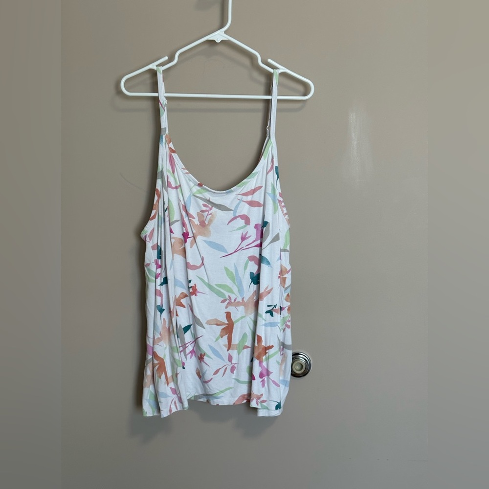 114 Torrid Watercolor Tropics Swing Cami